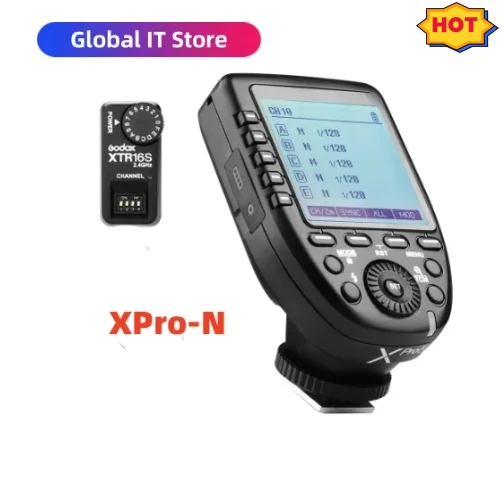 Godox XPro-N ۽ű i-TTL HSS 2.4G  X ý LCD ȭ  XTR-16S ù, Nikon DSLR Godox V850C V860C 